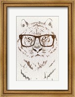 Hipster Tiger Fine Art Print