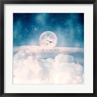 Moonrise Over the Clouds Fine Art Print