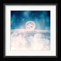 Moonrise Over the Clouds Fine Art Print