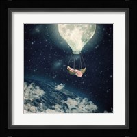 The Moon Carries Me Away Fine Art Print