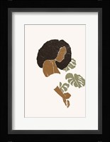 Boho Monstera Leaves I Fine Art Print