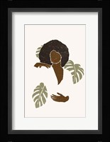 Boho Monstera Leaves II Fine Art Print