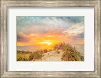 Sunset over The Dunes Fine Art Print
