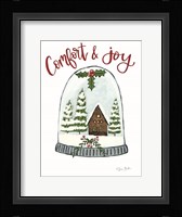 Comfort and Joy Cabin Framed Print