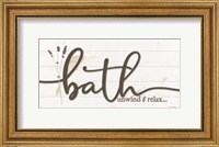 Bath Unwind & Relax Fine Art Print