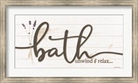 Bath Unwind & Relax Fine Art Print