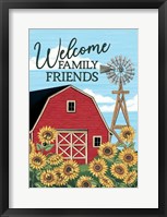 Welcome Family & Friends Barn Fine Art Print