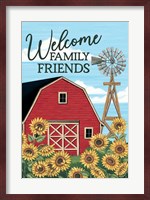 Welcome Family & Friends Barn Fine Art Print