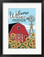Welcome Family & Friends Barn Fine Art Print