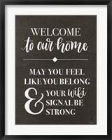 Welcome to Our Home Fine Art Print