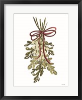 Painterly Mistletoe Fine Art Print