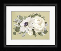 Anemone in Sage I Framed Print