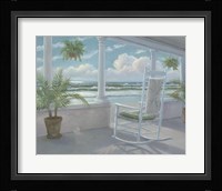 Coastal Porch I Framed Print