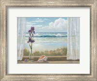 Irises on Windowsill Fine Art Print