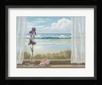 Irises on Windowsill Fine Art Print
