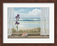 Irises on Windowsill Fine Art Print