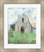 Pastel Barn I Fine Art Print