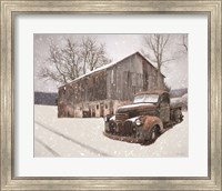 Rustic Winter Charm Fine Art Print