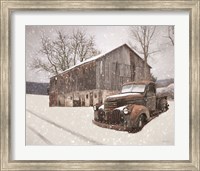 Rustic Winter Charm Fine Art Print