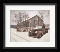 Rustic Winter Charm Fine Art Print