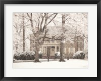 Winter Home at Christmas Fine Art Print