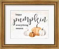 Happy Pumpkin Everything Season Fine Art Print