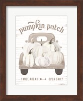 Pumpkin Patch Truck Fine Art Print