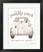 Pumpkin Patch Truck Fine Art Print