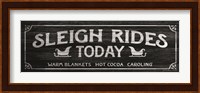 Sleigh Rides Today Fine Art Print
