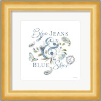 Blue Jeans & Blue Skies 01 Fine Art Print