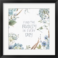 Bohemian Blue 11A Framed Print