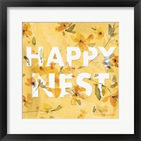 Happy Yellow 15A Framed Print