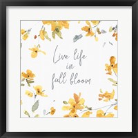 Happy Yellow 19A Framed Print