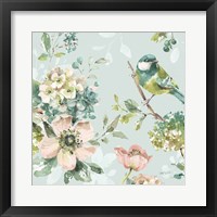 Mint Crush 03 on Mint Framed Print