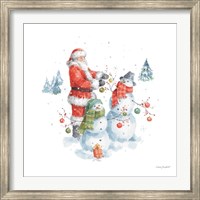 Welcoming Santa 07 Fine Art Print