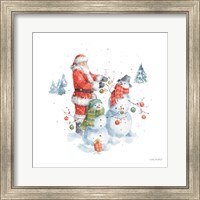 Welcoming Santa 07 Fine Art Print
