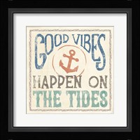 Coastal Portrait III Framed Print