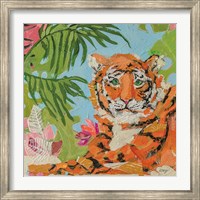 Tiger at Rest Crop Fine Art Print