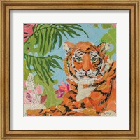 Tiger at Rest Crop Fine Art Print
