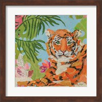 Tiger at Rest Crop Fine Art Print