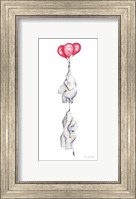 Baby Elephant Love IV Fine Art Print