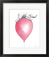 Baby Elephant Love I Framed Print
