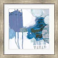 Abstract Layers IV Blue Fine Art Print