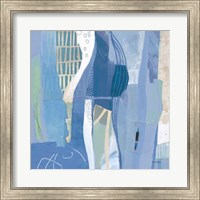 Abstract Layers I Blue Fine Art Print
