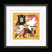 Owl Lake Framed Print