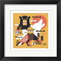 Owl Lake Framed Print