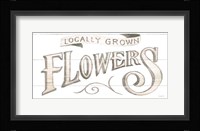 Homegrown Summer Sign IV Framed Print