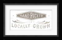 Homegrown Summer Sign II Framed Print