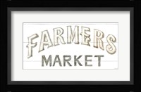 Homegrown Summer Sign I Framed Print