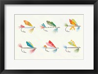 Angling in the Stream Lures II Framed Print